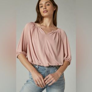 Free with bundles of 2 or more items.   Viole+Claire blush pink blouse size 2X